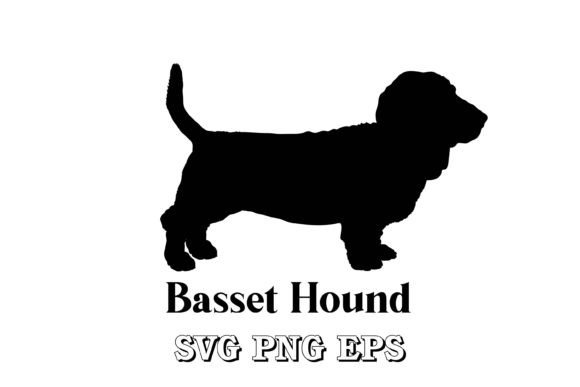 Basset Hound Dog Silhouette