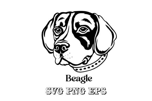 Beagle Dog Silhouette Vector