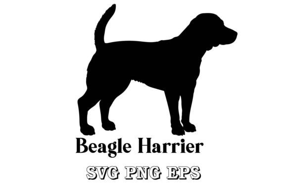 Beagle Harrier Silhouette Vector
