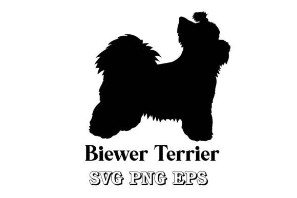 Biewer Terrier Dog Silhouette