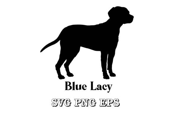 Blue Lacy Silhouette Dog Breeds
