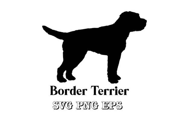Border Terrier Silhouette Dog Breed