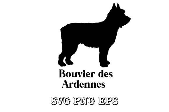 Bouvier Des Ardennes Dog Silhouette