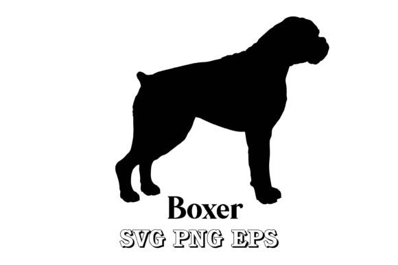 Boxer Dog Silhouette Breeds