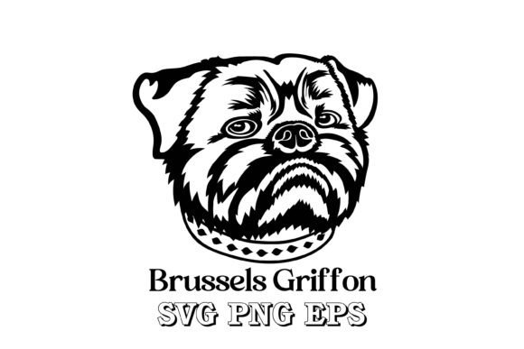 Brussels Griffon Dog Silhouette