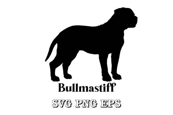 Bullmastiff Silhouette Dog Breed