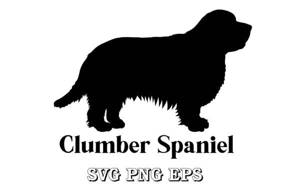 Clumber Spaniel Dog Silhouette Breed