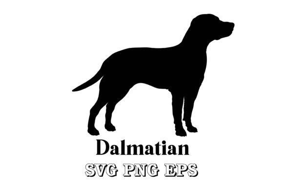Dalmatian Dog Silhouette Vector