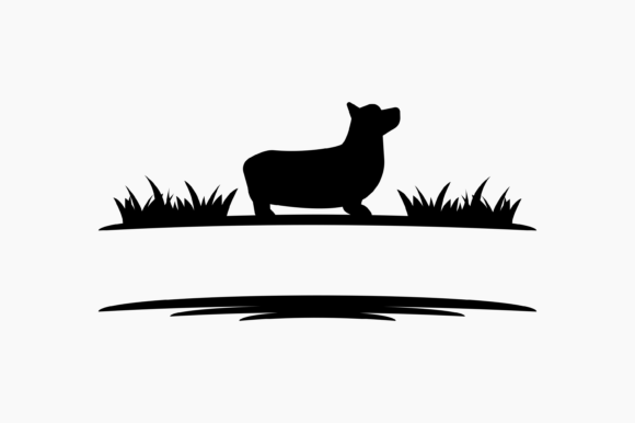 Dog Corgi Monogram