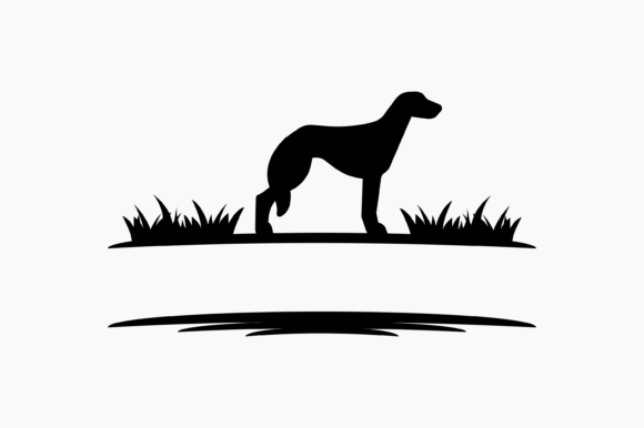 Dog Saluki Monogram