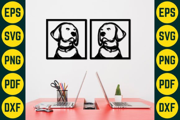 Embroidery Design Review: Dog Wall Decor Laser Cut SVG Design 9