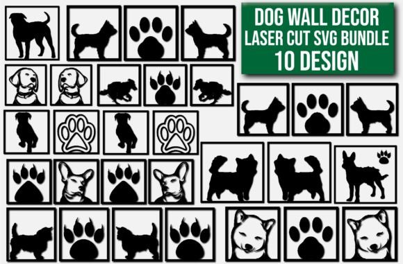 Embroidery Design Review: Dog Wall Decor Laser Cut SVG Bundle