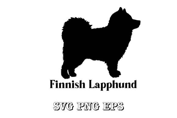 Finnish Lapphund Dog Silhouette