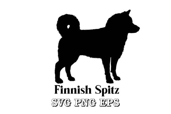 Finnish Spitz Dog Silhouette