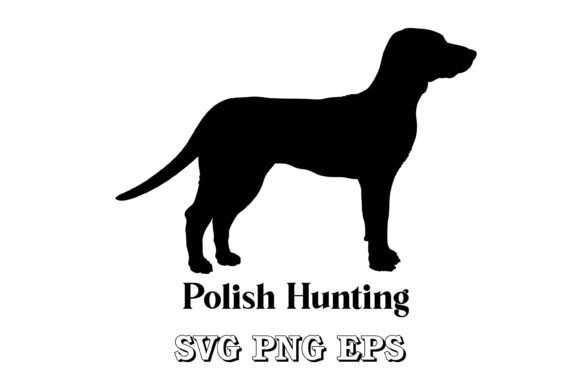 Polish Hunting Dog Silhouette