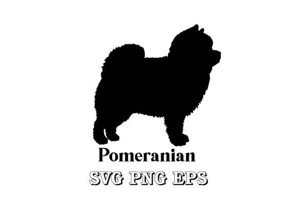 Pomeranian Dog Silhouette