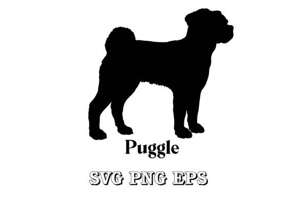 Puggle Dog Silhouette