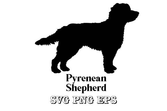 Pyrenean Shepherd Dog Silhouette