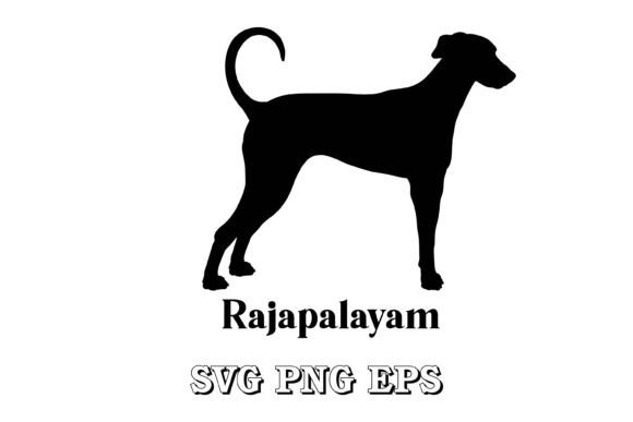 Rajapalayam Dog Silhouette