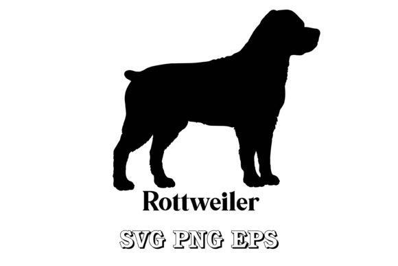 Rottweiler Dog Silhouette