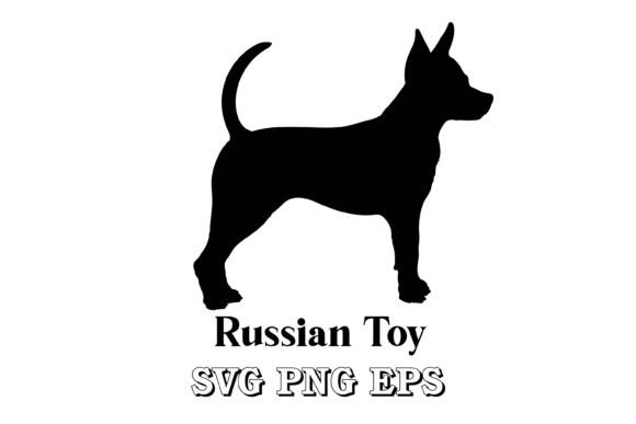 Russian Toy Dog Silhouette