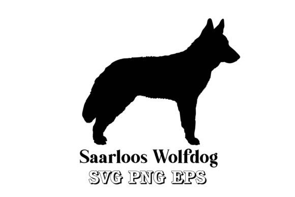 Saarloos Wolfdog Dog Silhouette
