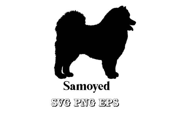 Samoyed Dog Silhouette