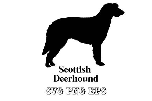 Scottish Deerhound Silhouette