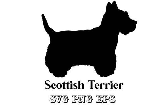 Scottish Terrier Dog Silhouette